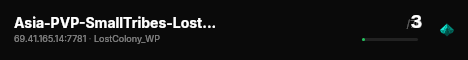 Asia-PVP-SmallTribes-LostColony9682 live status badge