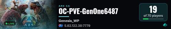 OC-PVE-GenOne6487 live status badge