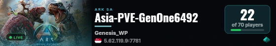 Asia-PVE-GenOne6492 live status badge