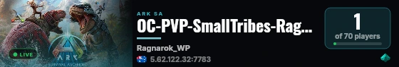 OC-PVP-SmallTribes-Ragnarok9512 live status badge