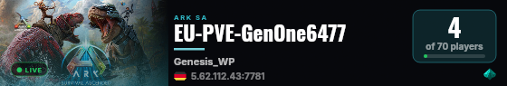EU-PVE-GenOne6477 live status badge