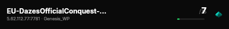EU-DazesOfficialConquest-GenOne18 live status badge
