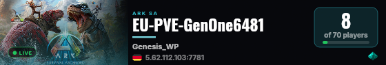 EU-PVE-GenOne6481 live status badge