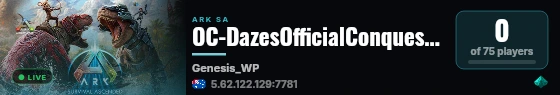OC-DazesOfficialConquest-GenOne12 live status badge