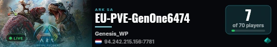 EU-PVE-GenOne6474 live status badge