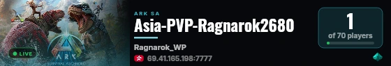 Asia-PVP-Ragnarok2680 live status badge
