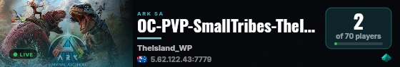 OC-PVP-SmallTribes-TheIsland9204 live status badge