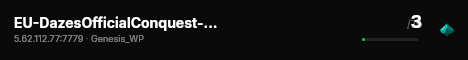 EU-DazesOfficialConquest-GenOne17 live status badge
