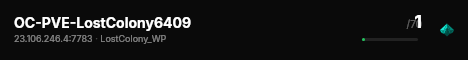 OC-PVE-LostColony6409 live status badge