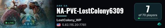 NA-PVE-LostColony6309 live status badge