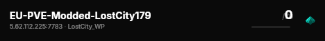EU-PVE-Modded-LostCity179 live status badge