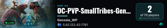 OC-PVP-SmallTribes-GenOne9708 live status badge