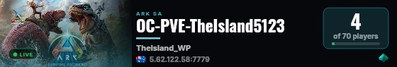 OC-PVE-TheIsland5123 live status badge
