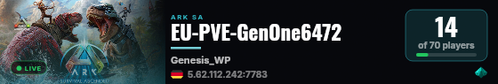 EU-PVE-GenOne6472 live status badge