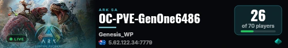 OC-PVE-GenOne6486 live status badge