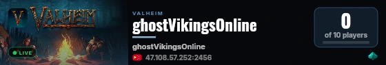 ghostVikingsOnline live status badge