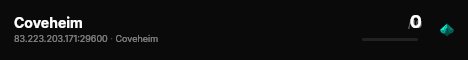Coveheim live status badge
