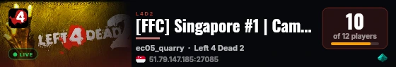 [FFC] Singapore #1 | Campaign Insane live status badge