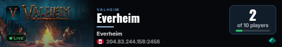Everheim live status badge