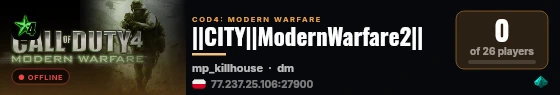 ||CITY||ModernWarfare2|| live status badge