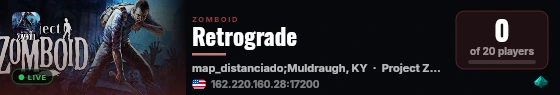 Retrograde live status badge