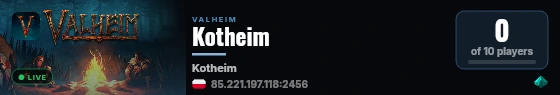 Kotheim live status badge