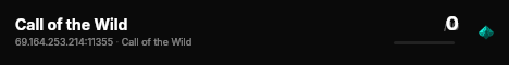 Call of the Wild live status badge
