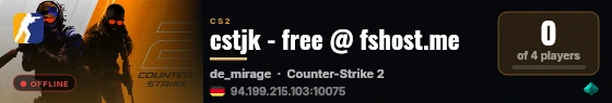 cstjk - free @ fshost.me live status badge