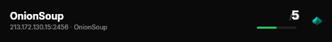 OnionSoup live status badge