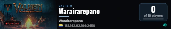 Warairarepano live status badge