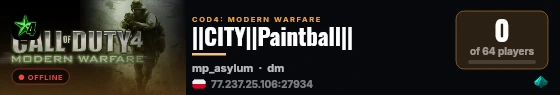 ||CITY||Paintball|| live status badge