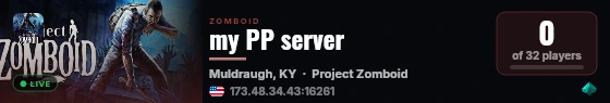 my PP server live status badge