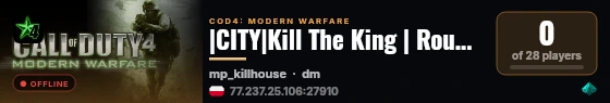 |CITY|Kill The King | Round: 1/8| live status badge