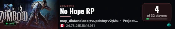 No Hope RP live status badge