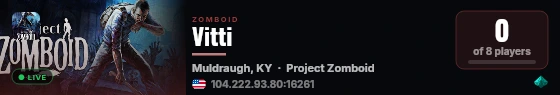 Vitti live status badge