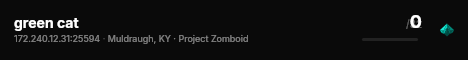 green cat live status badge