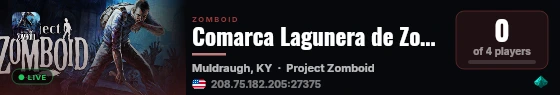 Comarca Lagunera de Zombies live status badge