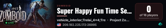 Super Happy Fun Time Server live status badge