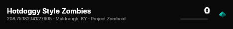 Hotdoggy Style Zombies live status badge