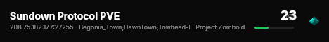 Sundown Protocol PVE live status badge