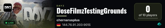 DoseFilmzTestingGrounds live status badge