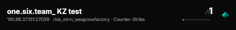 one.six.team_ KZ test live status badge