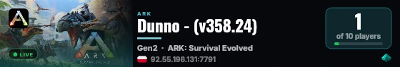 Dunno - (v358.24) live status badge