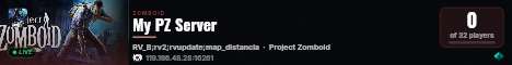 My PZ Server live status badge