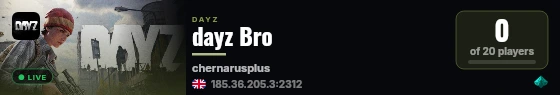 dayz Bro live status badge