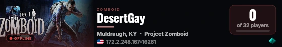 DesertGay live status badge