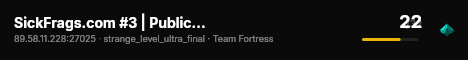 SickFrags.com #3 | Public Strange Farming live status badge