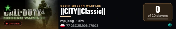 ||CITY||Classic|| live status badge