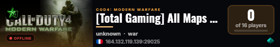 [Total Gaming] CRK #2 SoftCore Crossfire 24/7 By www.shadow.gg live status badge