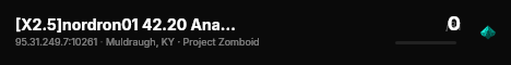 [X2.5]nordron01 42.20 Anarchy Wipe 29.07.2026 live status badge